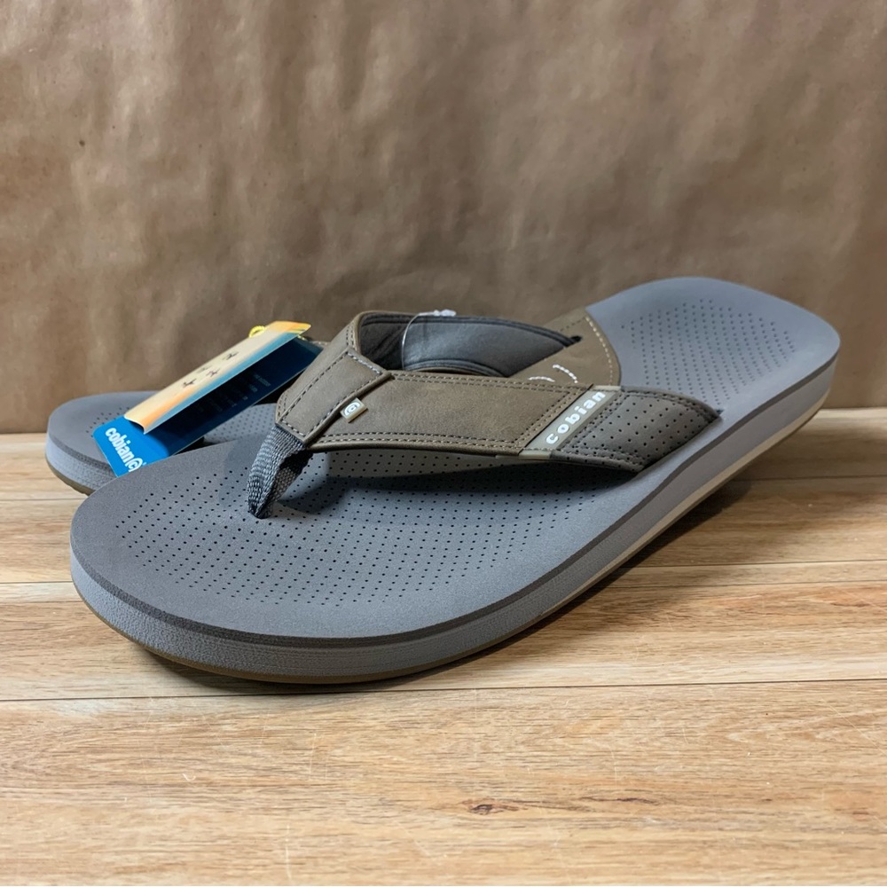 New! Cobian ARV II Sandals Flip Flops Thongs Men 12 Chocolate Beach Surf